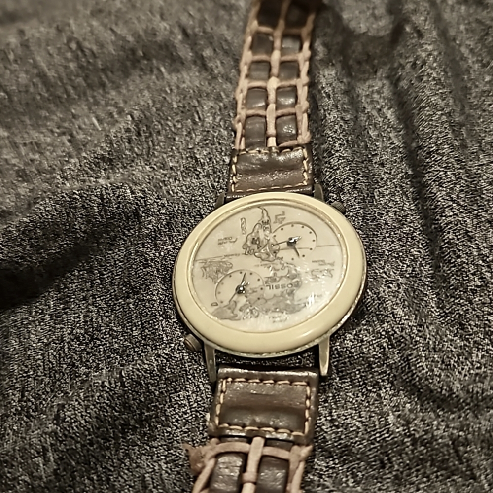 Authentic fossil watch